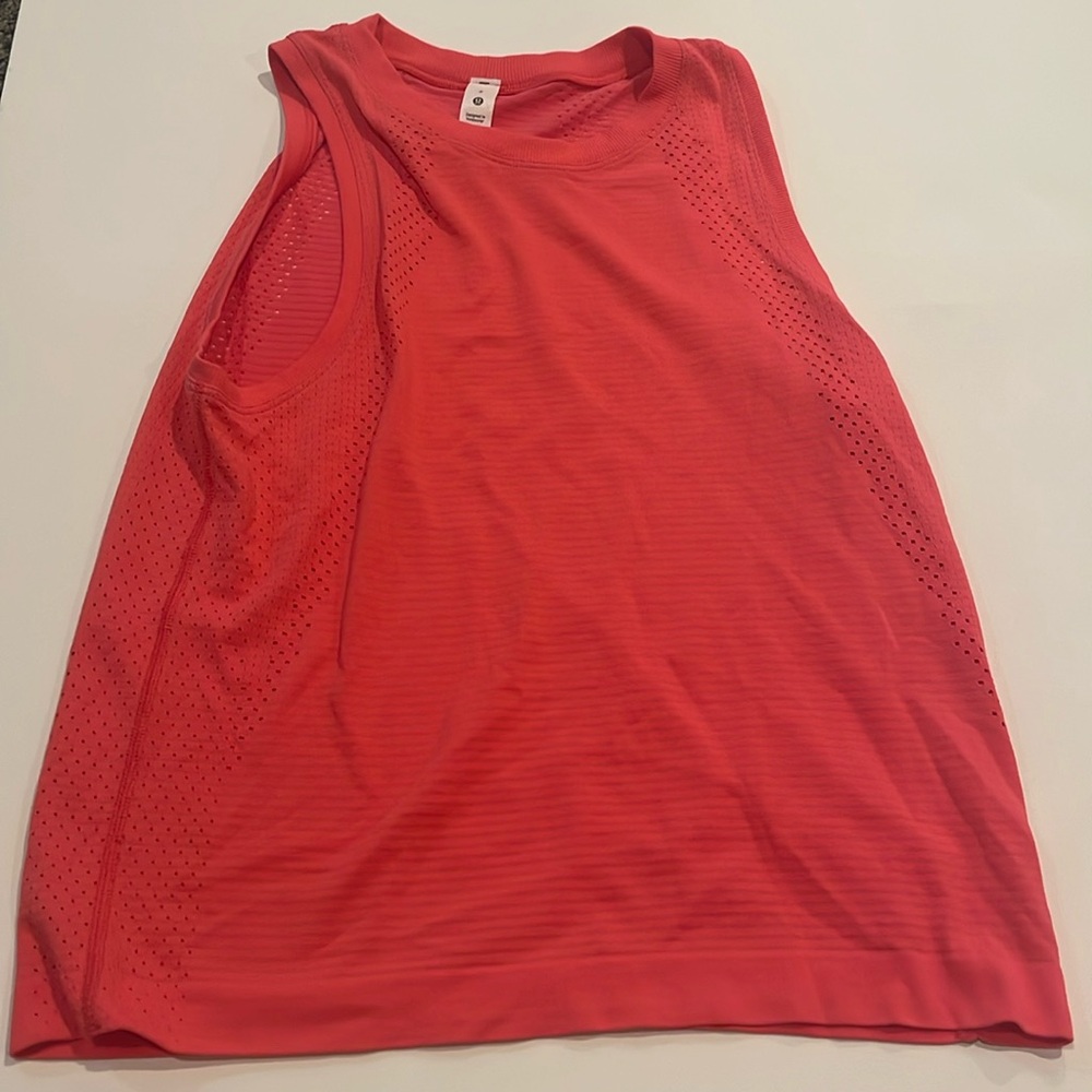 Pink Lululemon Tank Top
